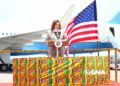 US Vice President Kamala Harris Departs to Tanzania after Spending 3 Days in Ghana.