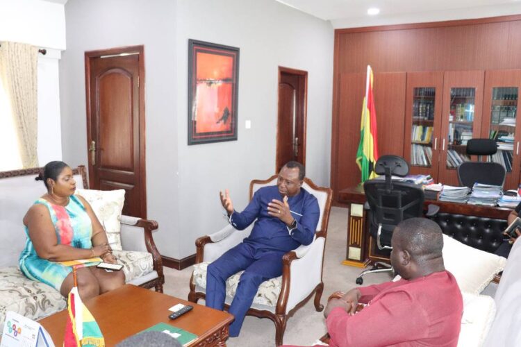 GJA Executives Pay Courtesy Call on CHRAJ Commissioner