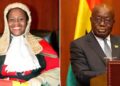President Akufo Addo Swears In Chief Justice Gertrude Torkornoo