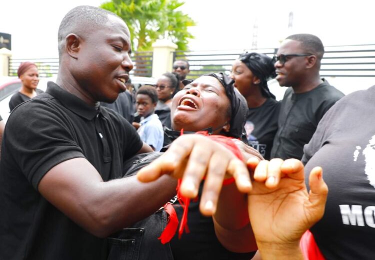 Tears Flow  As Joy News’ Modestus Zame is Laid to Rest