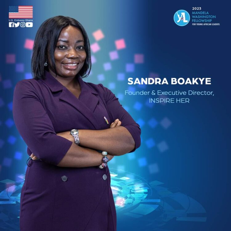 Sandra Boakye’s Leadership Exploits, Recognized As She is Selected as 2023 Mandela Washington Fellow