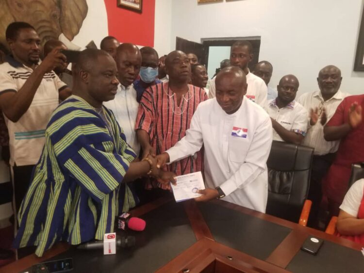 Kwabena Agyapong Files Nomination…Says He is on a Redemption Mission