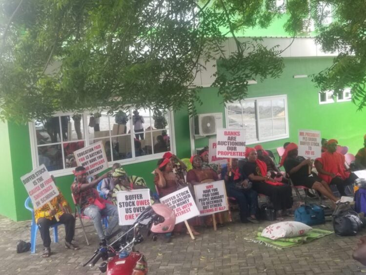 Free SHS Food Supplier’s Picketing Enters Day 3 Amidst Mosquito Bites