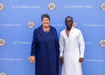 US Ambassador to Ghana Virginia Palmer Lauds Okyeame Kwame for his Hepatitis B Campaign