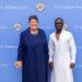 US Ambassador to Ghana Virginia Palmer Lauds Okyeame Kwame for his Hepatitis B Campaign
