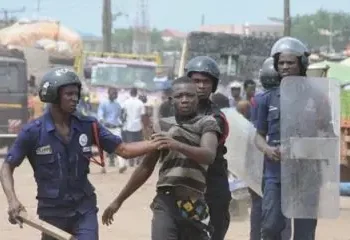 Police Arrest 2 NPP Thugs Over Attack on NDC Members at Okaikoi North Registration centre