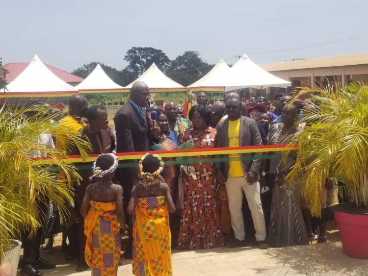 Lydia Alhassan Commissions 6-Unit Classroom Block and Computer Library at Legon Staff Village