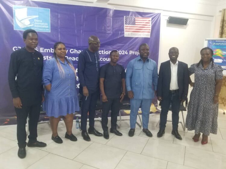 GJA/US Embassy Peaceful Elections 2024 Project:Training Kickstarts in Ho.