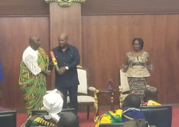 President Mahama Swears-In Members of Council of State…Advises them to Discharge their duties Diligently