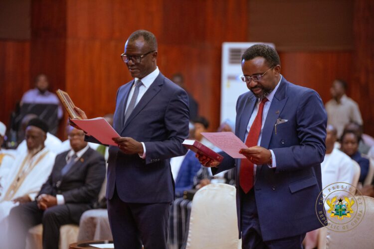 “I will Not Ask You to Print More Money”-President Mahama Assures BoG Governor and 1st Deputy
