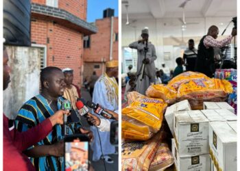 GJA President Donates to Muslim Communities in Alajo Ahead of Eid-Ul-Fitr