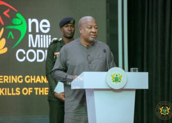 President Mahama Launches One Million Coders Program to Train 1 Million Youth in coding