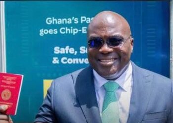 Chief of Staff Julius Derbrah Becomes First Ghanaian to Receive Chip-Embedded Passport