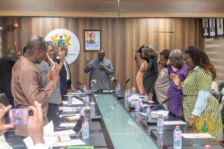 Lands Minister Inaugurates Small Scale Mining Review Committee in fulfilment of his Agenda to Sanitize the Small Scale Mining Space