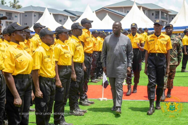 Natural Resources Minister Commissions 453 Blue Water Guards, Charges Them to Uphold Professionalism