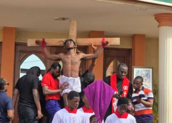 Good Friday: St. Theresa’s Catholic Church Re-Enacts Crucifixion of Jesus in Extraordinary Way