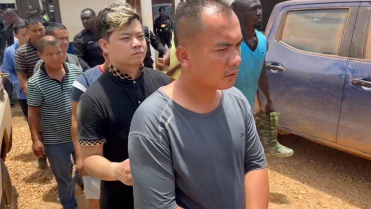 Heavy Crackdown on Galamsey as Forestry Commission and Police Raid Six Illegal Mining Sites