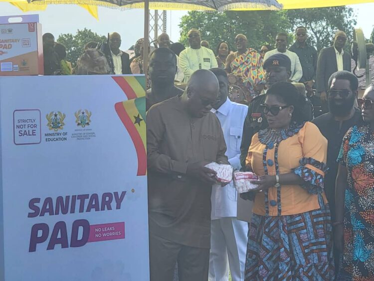 President Mahama launches Free Sanitary Pads for School Girls in fulfillment of Campaign Promise