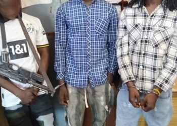 Three Arrested with SMG Rifle and Ammunition in Western Region