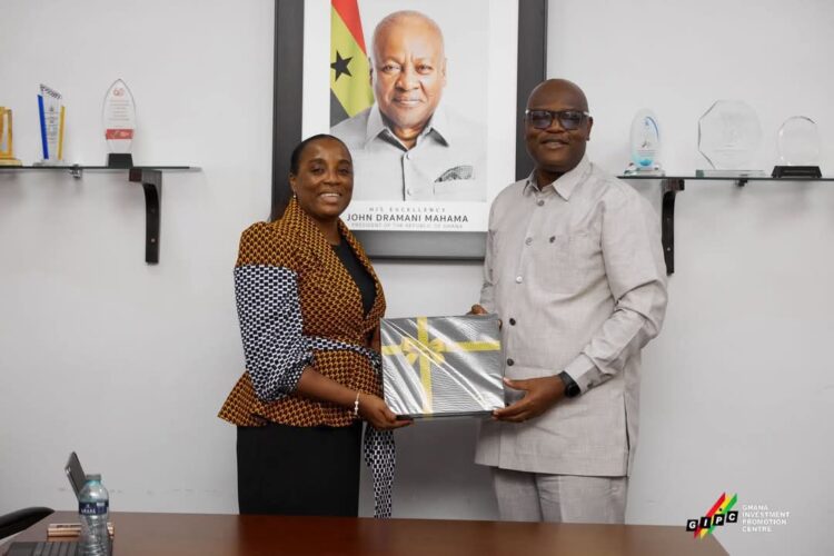 CEO of GIPC Simon Madjie Meets MTN CFO Over Investment Opportunities