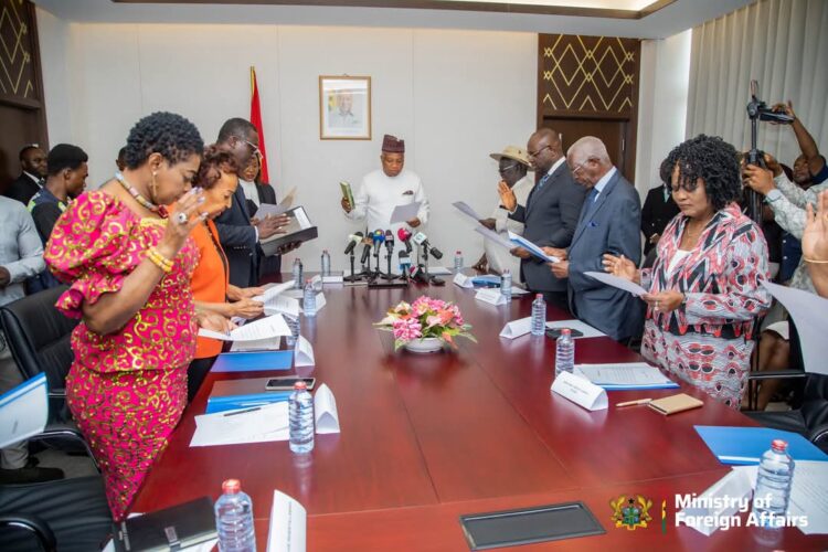 Ablakwa Inaugurates Newly Constituted Ministerial Advisory Board for Foreign Affairs Ministry