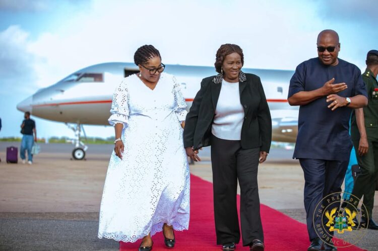 Vice President Naana Jane Opoku Agyemang Returns Home