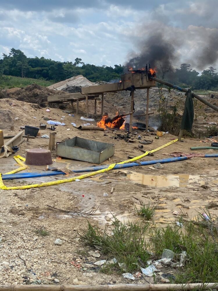 Task Force Wages War on Illegal Miners in Central Region