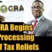 GRA Begins Processing of Tax Reliefs