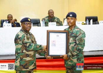 CDS Promotes Private Soldier who Refused Bribe from A Gallamseyer to Lance Corporal