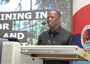 Lands Minister Outlines Bold Strategy to Combat Illegal Mining at Ghana Armed Forces Command and Staff College