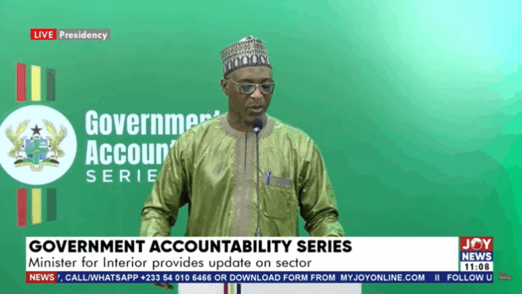 Interior Minister Vows,Perpetrators of Ablekuma North violence will face justice without favour