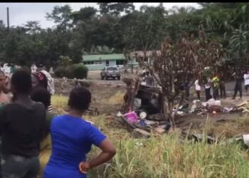 Six Persons Killed in A Sprinter/ Cargo Truck collision on Nkawkaw-Kumasi Highway