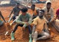 NAIMOS /BLUE WATER GUARDS AND WESTERN REGION SECURITY CRACKDOWN ON GALAMSEYERS OPERATING ALONG RIVER ANKOBRA