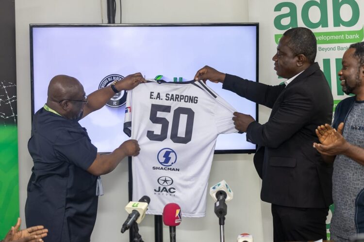 ADB and Swedru All Blacks Football Club unveil banking and match day partnership