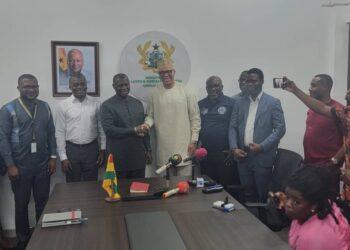 Lands Minister Assures GWL of Financial Support to Desilt Intakes of Treatment Plants Nationwide