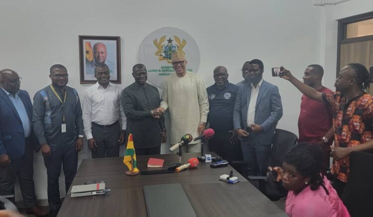 Lands Minister Assures GWL of Financial Support to Desilt Intakes of Treatment Plants Nationwide