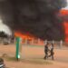 China Mall in Kumasi Santasi in Flames