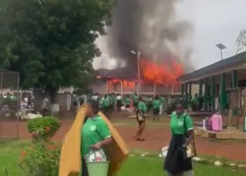 Fire Outbreak at Kwapong Nurses’ Training College Leaves Students  Distraught