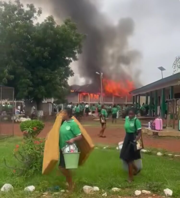 Fire Outbreak at Kwapong Nurses’ Training College Leaves Students  Distraught