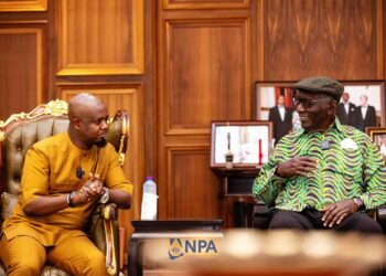 CEO of NPA Godwin Edudzi Tameklo Visits Former President Kufour as part of NPA’s 20th Anniversary
