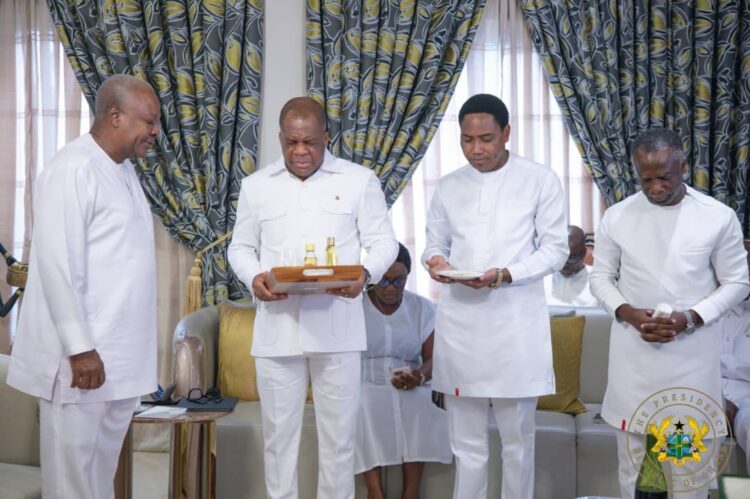 President Mahama Celebrates 67th Birthday with a Morning Devotion at his Residence