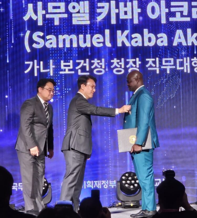 “Ghana-Korea Health Ties Strengthened as Ag. DG GHS Receives Diplomatic Medal”