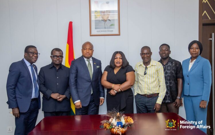 Ablakwa Meets Family of Nana Ahyia, the Ghanaian Student Murdered in Latvia