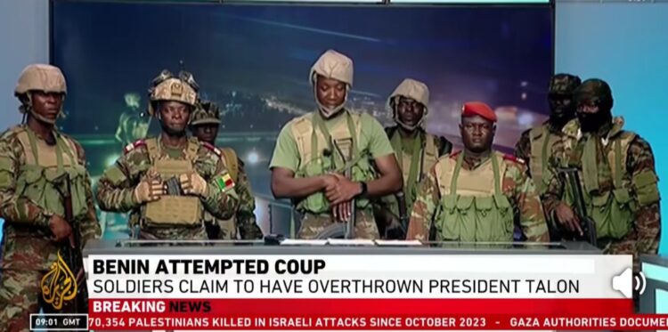 Soldiers in Benin Overthrow President Talon