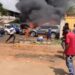 Fire Outbreak Destroys Several Vehicles at a Fitting Shop at Abossey Okai