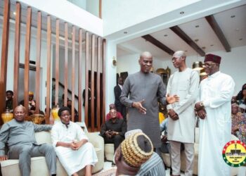 President Mahama Visits Residence of Late Ayawaso East MP (pictures)