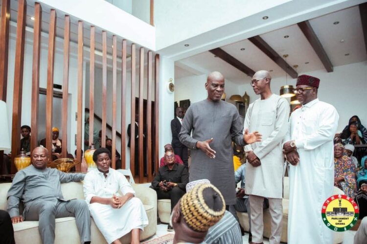 President Mahama Visits Residence of Late Ayawaso East MP (pictures)