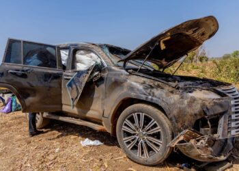 Haruna Iddrisu and Mohammed Adams Sukparu involved in an Accident in Bolgatanga-Tumu