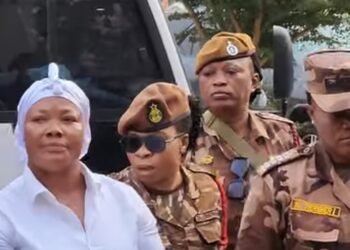 Nana Agradaa Shows Her Face to Public As 15-year prison sentence reduced to 1 year