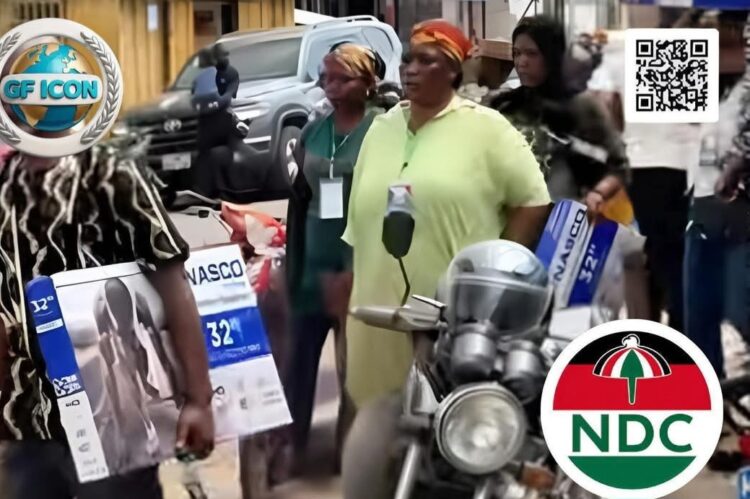 Massive Votes Buying Hits NDC Ayawaso Primaries As Baba Jamal Team shares TV Sets